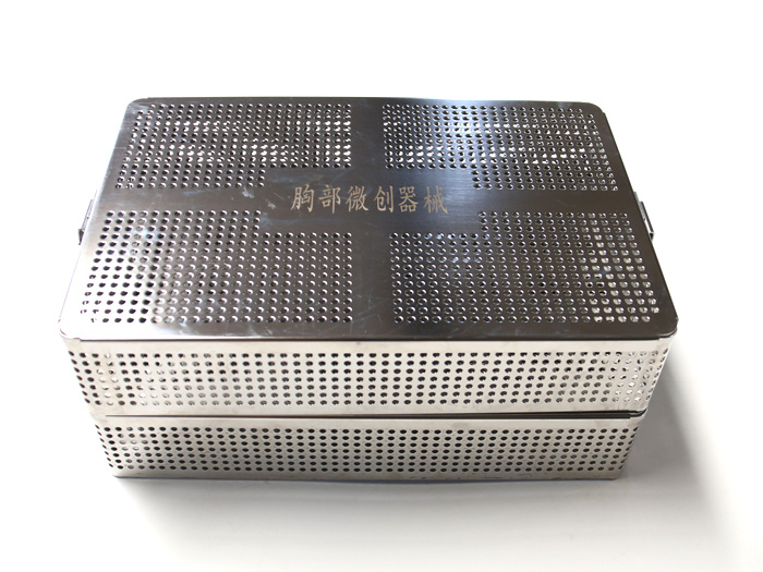 帶蓋消（xiāo）毒筐-胸部微創器械消（xiāo）毒筐