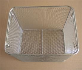 編（biān）織網不鏽鋼筐-清洗消毒筐-不鏽鋼網筐